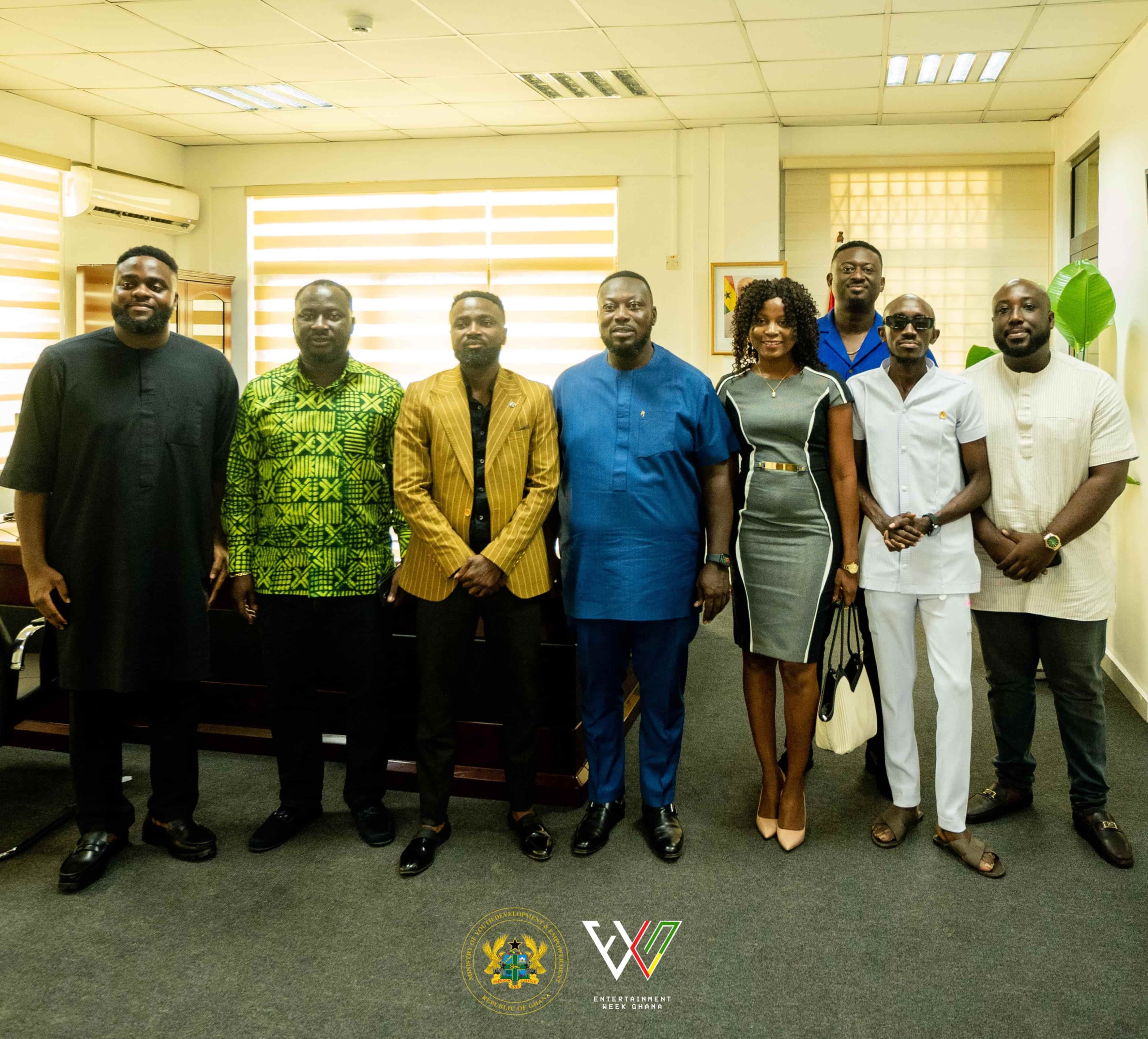 entertainment week ghana with minister of youth